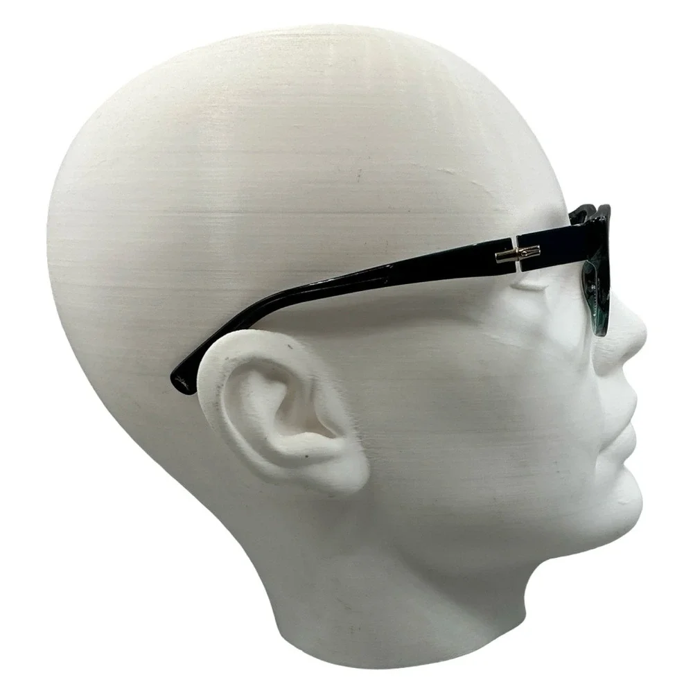 Longchamp LO2626 Black Teal Marble Cat Eye Eyeglasses Frames 54-16-140
